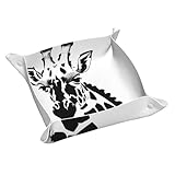 Cuir PVC de qualité : fabriqué en cuir PVC double face résistant aux rayures et imperméable, ce plateau de rangement est non seulement facile à nettoyer mais également durable, assurant que vos petits articles sont toujours protégés et organisés. Disponible en deux tailles S : 20,1 x 20,1 cm M : 24,9 x 24,9 cm