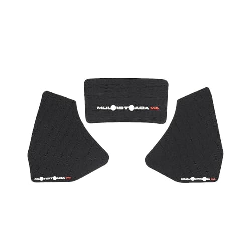 Protection réservoir Ducati Multistrada V4S de haute qualité coussinets latéraux noirs