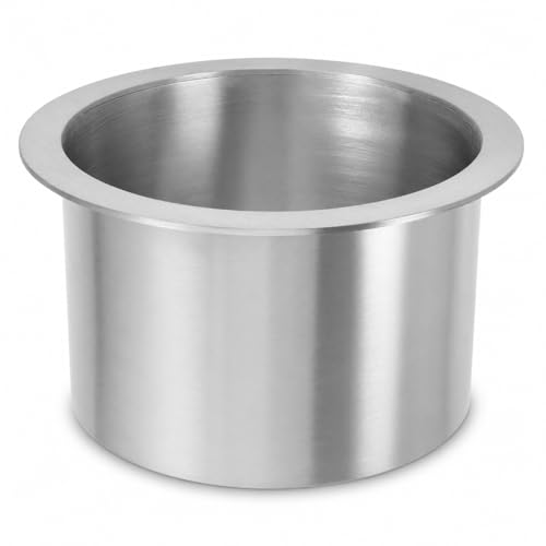 Œillets de poubelle ronds en inox pour éliminer les miettes et saletés de comptoir