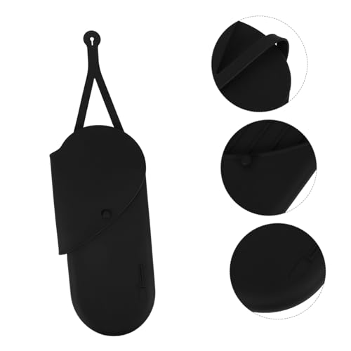 Bolsa de silicona para rizador y plancha de pelo, organizador resistente al calor miniatura 5