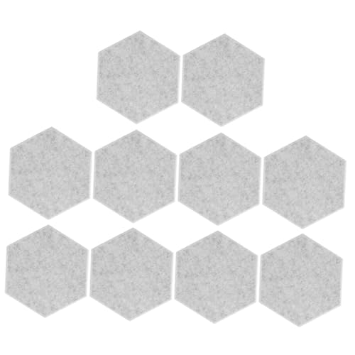 Levemolo 10 piezas Paneles Acústicos Hexagonales Absorbentes para Pared con Aislamiento Decorativo para Estudio en Casa miniatura 7