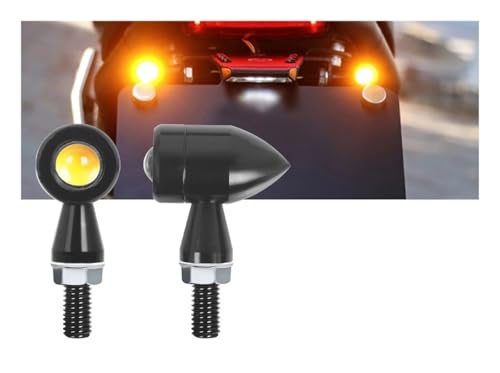 Feu arrière LED jaune pour plaque d'immatriculation de moto style Eagle Eye - 3