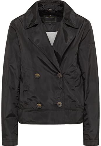 DreiMaster Klassik Damen Übergangsjacke, Schwarz, L