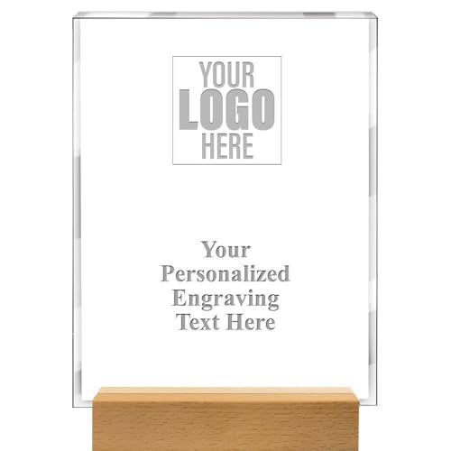 Crown Awards Upload Your Own Logo Personalized Showcase Acrylic 9 Printed Custom Showcase Acrylic Award Prime