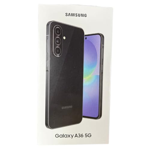 Image of SAMSUNG Galaxy A36 5G 2025 | 256GB, Dual SIM | 6.7 inch 120Hz AMOLED, IP67 Water Resistant, Android 15 | International Model Factory Unlocked for T-Mobile & Global | 25W Fast Charger Bundle (Black)