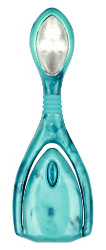 moses libri_x Lumi Plus Turquoise Light with Continuous Dimmer Dark LED Reading Lamp in Marble Look