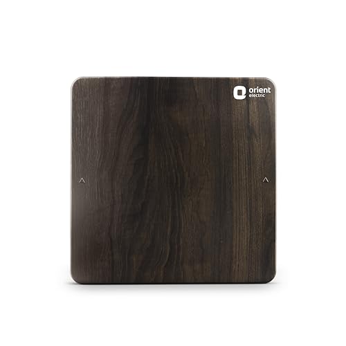 Image of Orient Ventro exhaust 150 mm | Walnut Wood | Glass and wall mountable | Elegant design with high performance | Noiseless Operation | 2 year warranty