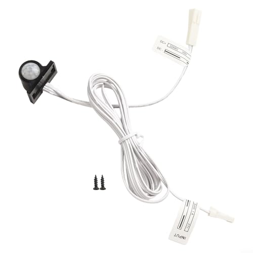 Ampia applicazione: ideale per varie applicazioni come strisce LED, moduli e altro ancora, questo interruttore con sensore di movimento può essere utilizzato come luci notturne, luci da letto, armadio e altro ancora, aggiungendo sicurezza e comodità al tuo spazio abitativo.
