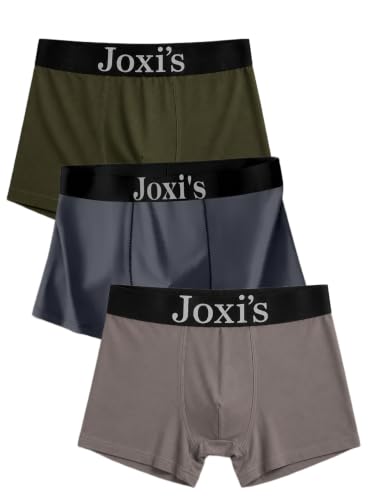 Image of Joxi's Men's Comfortable Cotton Blend Trunks Pack of 3 | Soft Stretch Material | Breathable Everyday Wear