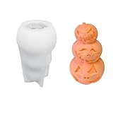 1. Stampo in silicone a forma di teschio/zucca di Halloween, sicuro per alimenti, riutilizzabile, per cottura al forno e decorazione di cioccolato, stampo impilabile a forma di teschio