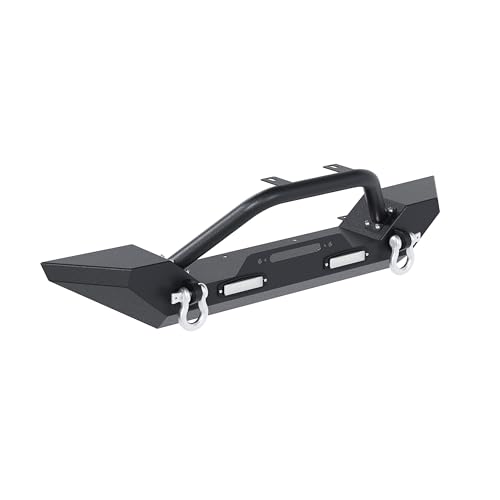 Image of ECOTRIC Front Bumper Compatible with 1987-2006 Jeep Wrangler TJ YJ