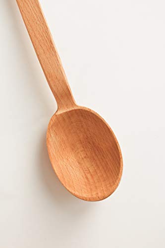 image for ECOSALL Heavy Duty Large Wooden Spoon 18-inch, Long Handle Cooking Too