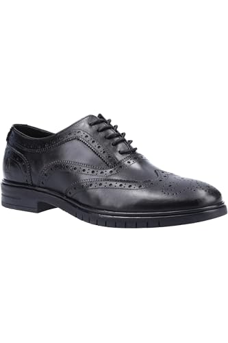 Hush Puppies Men's Santiago Oxford, Black, 11 UK