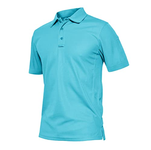 T-shirt tactique homme blanc manches courtes respirant XL sport bleu glace