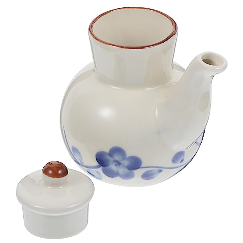 Luxshiny Japanese Style Sauce Bottle Multi Use Vinegar Dispenser for Soy Sauce Balsamic Vinegar and Syrups Easy to Use Condiment Pot for Home and Kitchen
