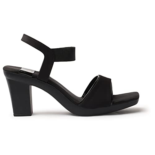 XE Looks Fancy & Comfortable Block Heel Sandal with Ankle Strap for women & Girls - Image 6