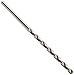 Precision Twist R52 High Speed Steel Long Length Drill Bit, Uncoated (Bright) Finish, Round Shank, Spiral Flute, 118 Degree Point Angle, 6 (Pack of 12)