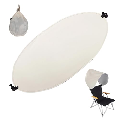 Genérico Toldo para silla - Plegable Portátil Ajustable | Toldo de sombra para silla de playa,exterior, jardín, terraza, piscina, senderismo, kayak, bronceado y vacaciones