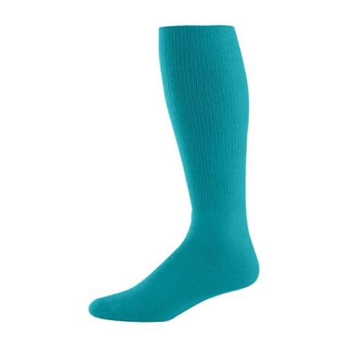 Augusta Sportswear High Five Versatile Performance Knee-High Athletic Socks for Soccer Football and Softball Teal Medium
