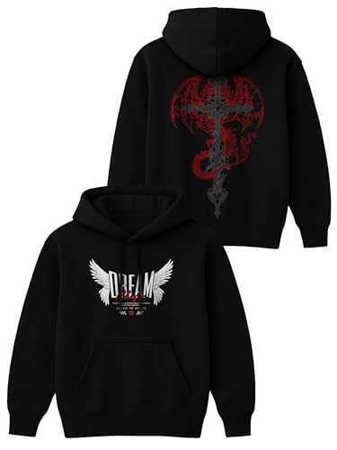 Image of Mens Printed Hoodie for Men Premium Casual Sweatshirt Man, Branded and Comfort Stylish Hoodies for Men Regular Fit Stylish Wear