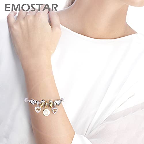 Image of Animal Theme Charms, Mom /Child of Owl Bear Dog, Rabbit Flamingo Elephant Panda Cat Parrot Crocodile Unicorn Charms in 925 Sterling Silver, Fit European Bracelet /Necklace, Gift for Mother /Friend /Lover
