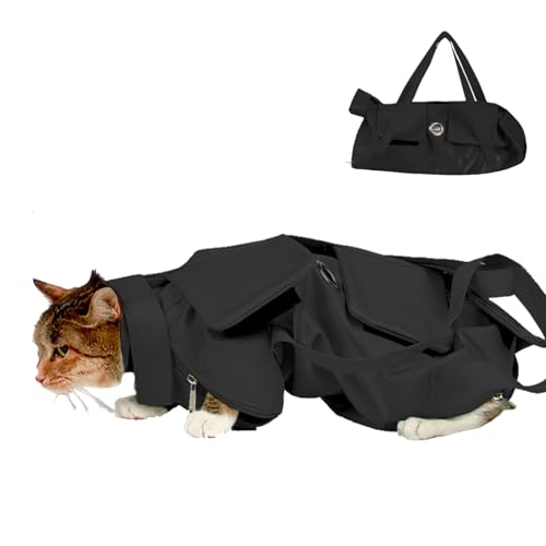 Besreey Bolso Transportín para Gatos,Bolso De Viaje Grande Y Suave para Gatos | Resistente a Arañazos, Portátil y Ergonómico para Paseos, Visitas al Veterinario y Viajes