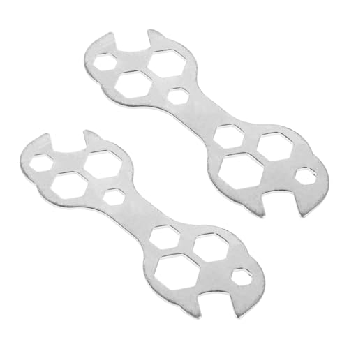 Alipis Dirt 2pcs Bike Wrenches Multifunctional Wrench Set for Bicycle Motorcycle Bicycle Spanner