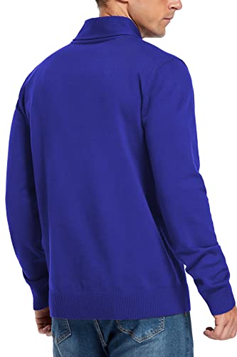 NITAGUT Men's Casual Knitted Shawl Collar Pullover Sweater4