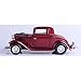 MotorMax American Classics 1932 Ford Coupe 1/24 Scale Diecast Model Car Red