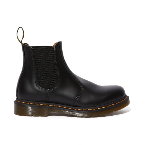 Image of Dr. Martens, Unisex 2976 YS Boots, Black Smooth, 10 US Women /9 US Men