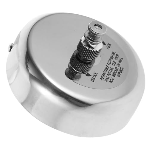 PRETYZOOM 2pcs Retractable Clothesline Portable Indoor Outdoor Telescopic Drying String Stainless Steel Flexible for Travel Camping Picnics Space Saving