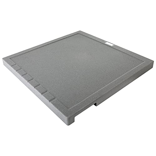 ADGO Laveo Halvo Granito lavavajillas multiusos Ancho 35 cm, Longitud 35 cm, Resistente a la suciedad, los arañazos y el calor Granito Lavavajillas/Lavavajillas Móviles (Gris)