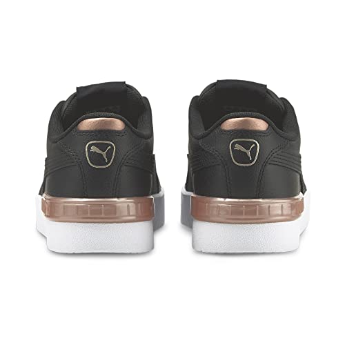Image of PUMA Women's Sneaker Gymnastics Shoes, Black Black Rose Gold White, 6.5
