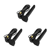 Onchdbfhuu 3X Antenne GSM GPRS 3G 4G 5G Extérieure à Gain élevé 15DBi 600 6000MHz SMA Mâle étanche Antenne Ventouse Magnétique pour Routeur
