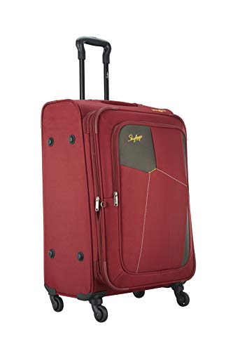 Image of Skybags Rubik Red Softsided Luggage Set of 2 (Small & Medium)