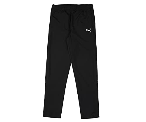 PUMHB|#Puma Teamrise Sideline Pants Jr Pantaloni Tuta, Unisex Bambini, Puma Black-Puma White, 164