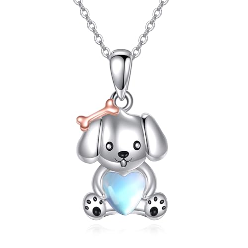 Collier en argent sterling S925 pour femmes orné d'un pendentif éléphant ou chat noir élégant