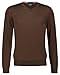 Produktbild BOSS Herren Strickpullover aus Schurwolle BARAM_L braun (25) XXXL