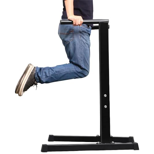 Yaheetech Dip Bars Dip Station Home Gym Pull Bar, Strength Training Dip Stand Freestanding Parallel Bar, Heavy Duty Fitness Equipment for Bicep Triceps Shoulder Exercise - Image 5