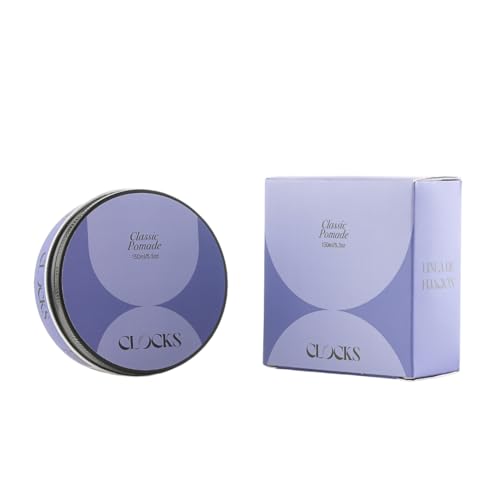 Clocks - Pomada Clásica | Cera Pelo Hombre | Pomada para Pelo | Cera Pelo Mujer | Pomada Pelo Hombre | Textura Ligera y Flexible | Sin Residuos Grasos | Acabado Natural | 150ml