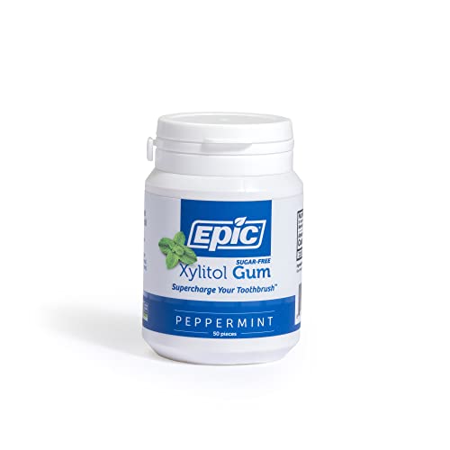Epic GUMPP50PK3 Xylitol Chewing Gum - Sugar Free & Aspartame Free Chewing Gum Sweetened W/Xylitol thumb #2