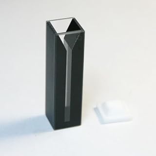Micro Quartz Cuvette, Black, 0.7ml, Spectrometer Cell