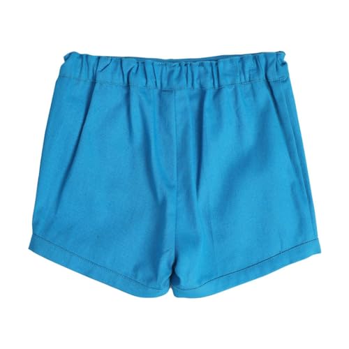 Image of miniklub Baby Woven Cotton Short (Blue Color)