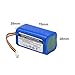 GNGNOTQG 14.4V/14.8V 3500mAh Li-ion Battery ，Compatible for LIECTROUX， C30B XR500 E30， Compatible for PROSCENIC， 800T 830P 820P 820T 820S,Replacement of Spare Parts(3200mAh)