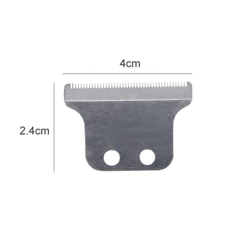 Replacement T-Wide Trimmer Blades Compatible with 5 Star Series Detailer (8081) Cordless Detailer LI (8171) T Blade For Men's Shaver(Silver)