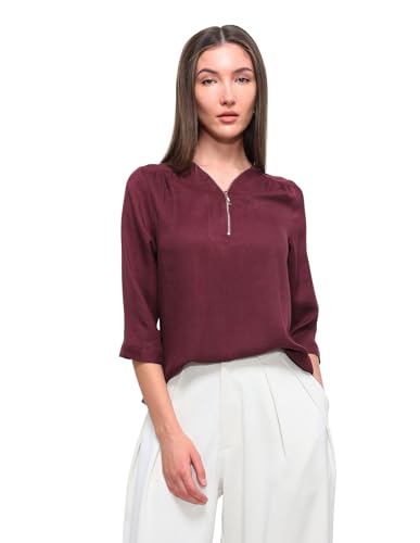 Image of U.s. Polo assn. Women Women's Solid Regular fit Zipper top