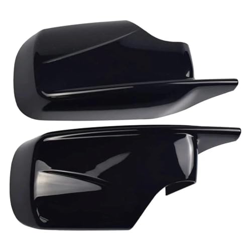 Couvercle de rétroviseur noir brillant pour BMW E46 berline et E39 4 portes latérales