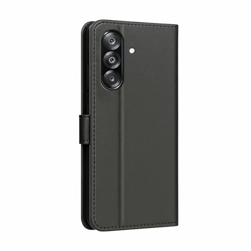 Image of AIBEX Shock Proof Flip Compatible for Samsung F17 5G / Samsung A17 5G / Samsung A26 5G Flip Cover Leather Finish | Inside TPU with Card Pockets | Wallet Stand | Complete Protection Flip Case