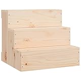 Cet escalier en bois pour animaux de compagnie permet à votre animal de compagnie de monter et descendre plus facilement des endroits plus élevés.
