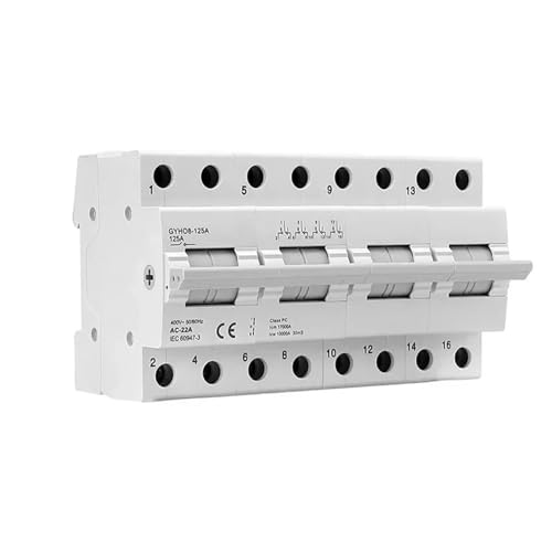 Interrupteur de transfert manuel 4P 63A double puissance disjoncteur verrouillage inverseur source - 4
